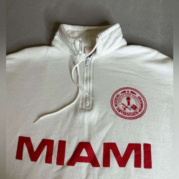 Vintage Miami sigillum universitatis miamiensis Sweatshirt Size M Made in Usa - Picture 8 of 16